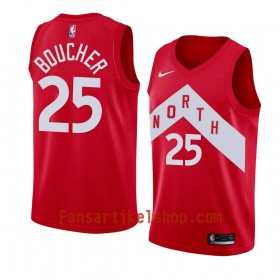 Toronto Raptors Trikot Chris Boucher 25 2018-19 Nike Rot Swingman - Herren
